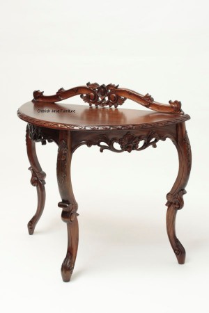 Code: WLL 154-M Name: Carved Wall Table Size: W=42 x D=90 x H=76 cm Wood: Solid Mahogany wood.﻿